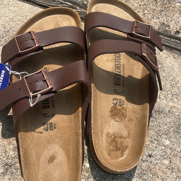Birkenstock Arizona women’s  Birko-Flor sandal brown nwt - Picture 4 of 13